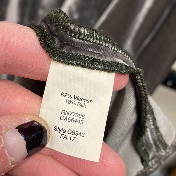 Madewell Velvet Bow-Back Tee Dress size XS - Picture 8 of 13